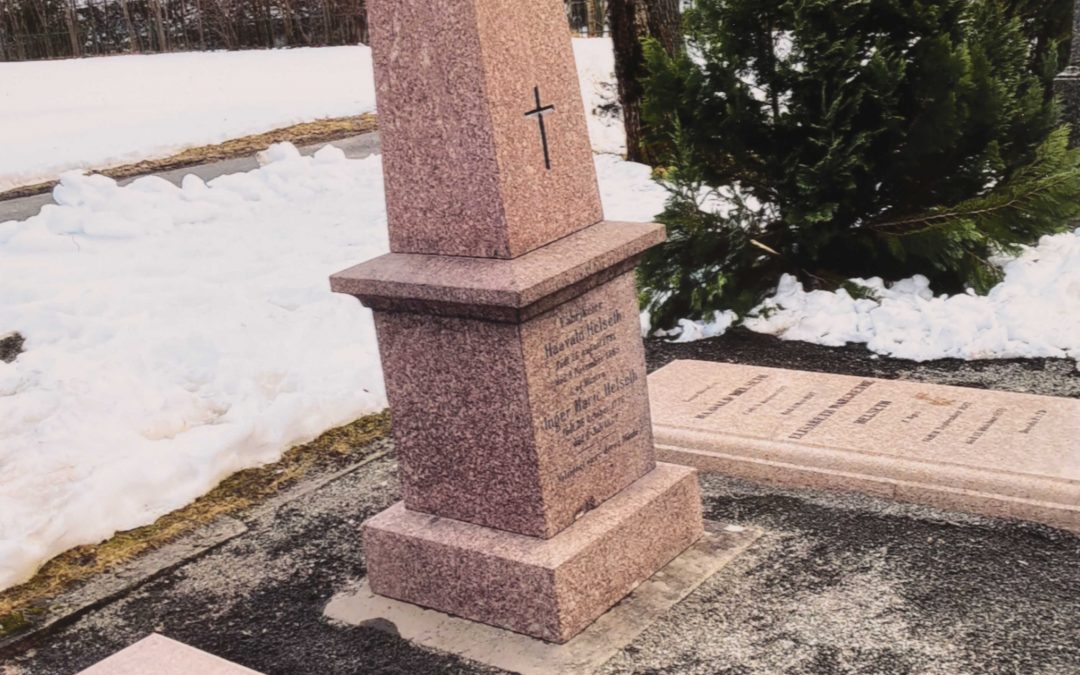 Historiske gravstøtter Nedre Eiker kirkegård 2021